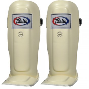 Fairtex SP3 Защита Голени "In-Step Double Padded" Тайский Бокс Белый